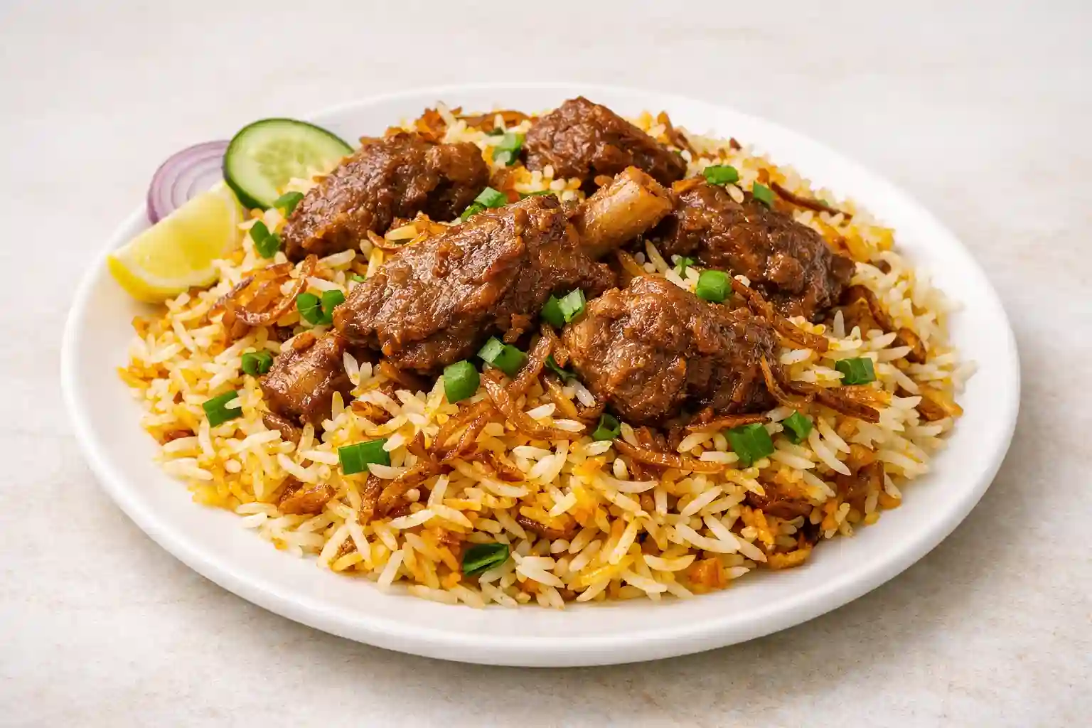 Mutton Biryani - Full Plate - Quality Food Kuli